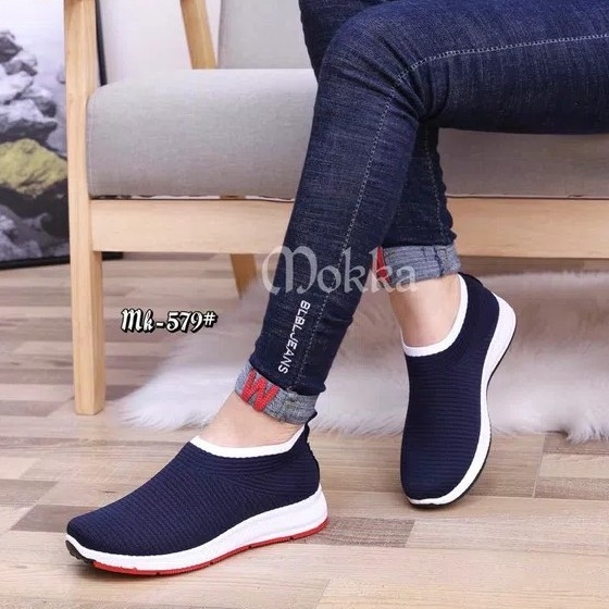 Sepatu Slip On Sport MJ55 Navy 3