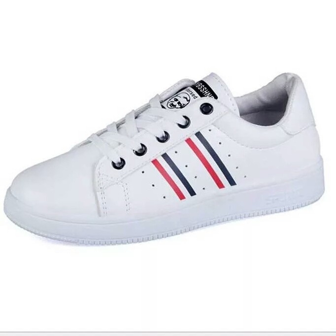 Sepatu Sneakers JM13 Garis Putih 3