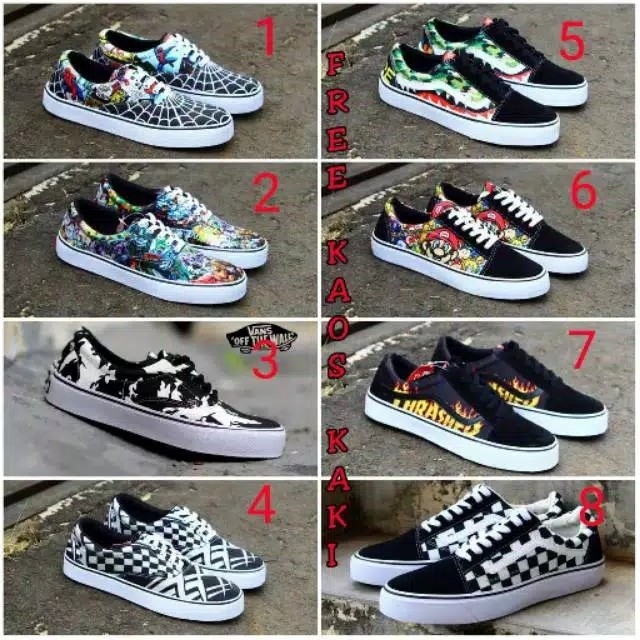 Sepatu Vans Sneakers Casual Pria