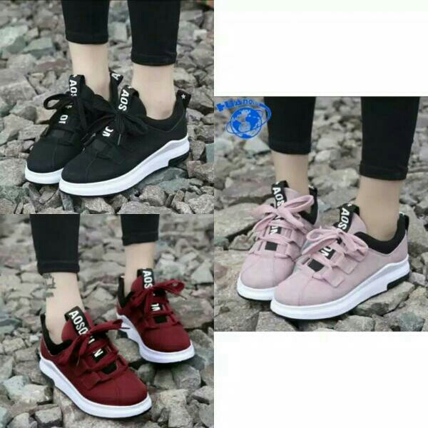Sepatu Wanita Aosotion Hitam 2