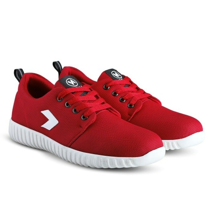 Sepatu Wanita Sneakers Yeezy SW - Merah