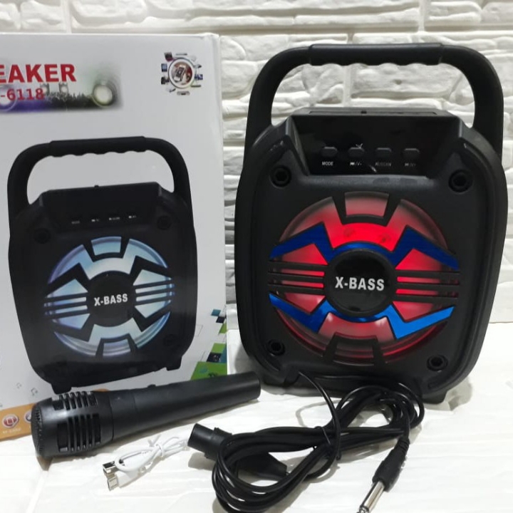 Sepeker karoke 65inc Bonus mic