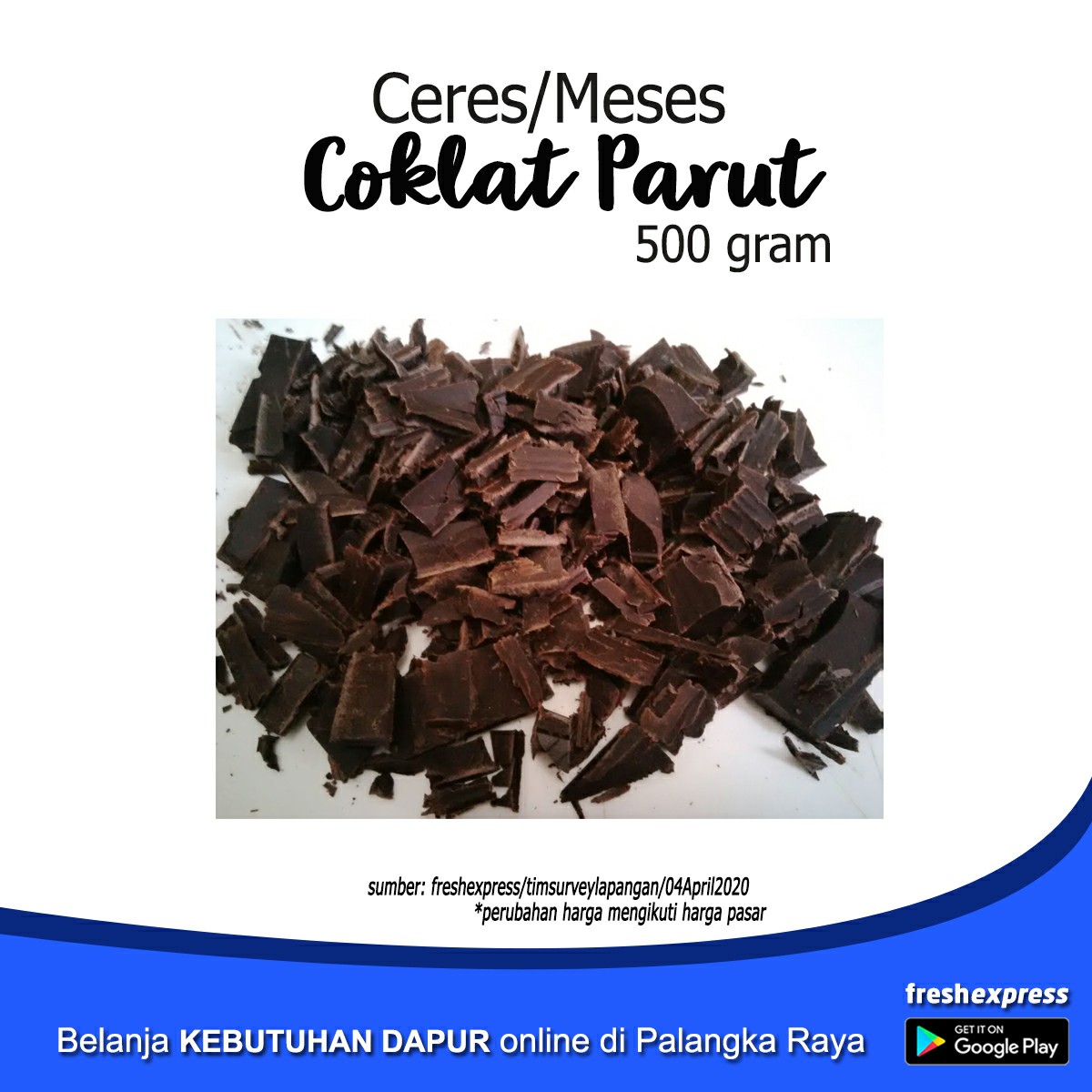 Seres Coklat Parut 500 Gram