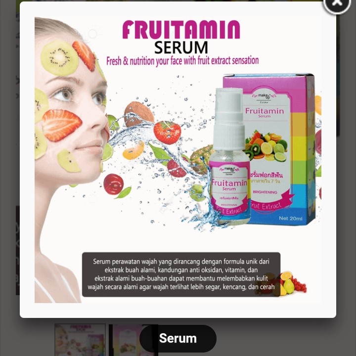 Serum Fruitamin BPOM