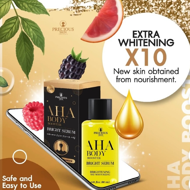 Serum Pemutih Badan Precious AHA  30 ml