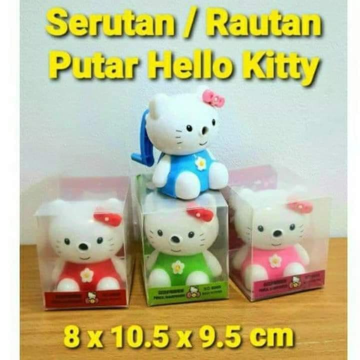 Serutan Putar Karakter Hello Kitty