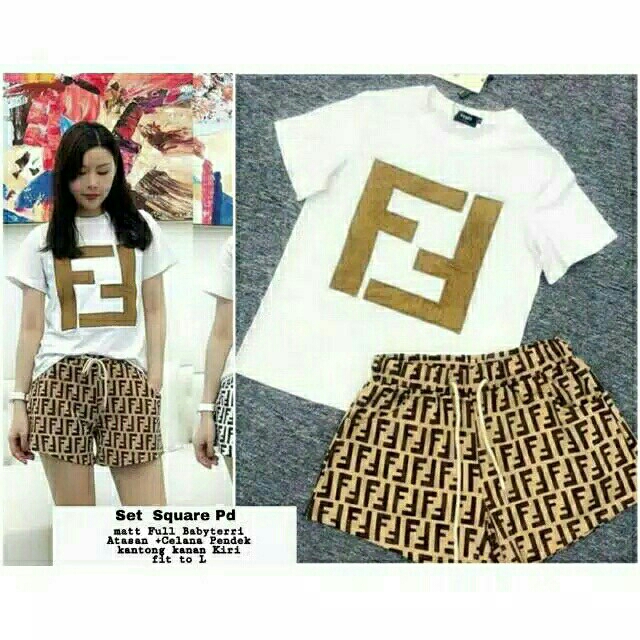 Set Fendi Square Pd Coksu