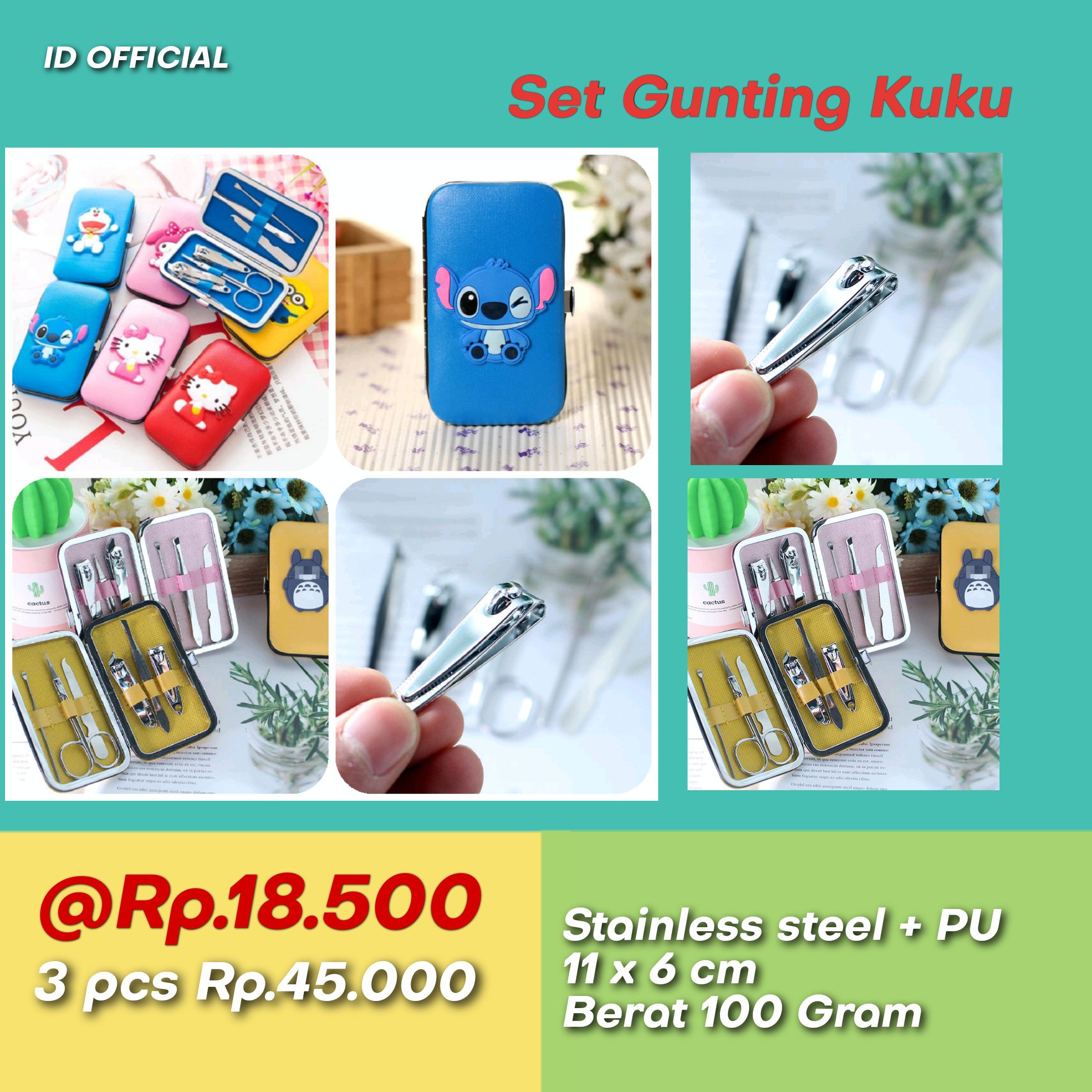 Set Gunting Kuku