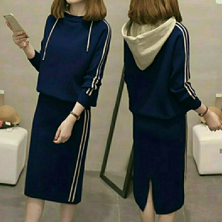Set Hoodie Rok List Navy