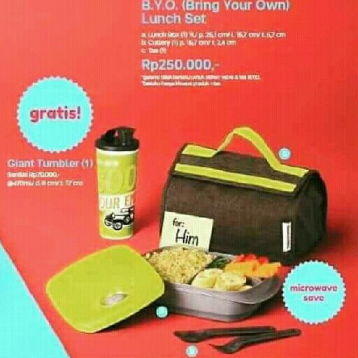 Set Makan Tupperware