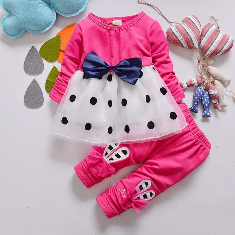 Set Ribbon Rok Putih Warna Fanta Kisaran Usia 3-5tahun