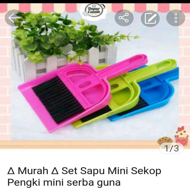 Set Sapu Mini Pengki Mini