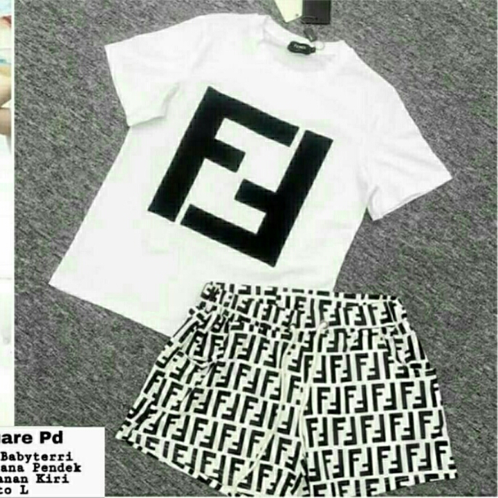 Set Square Fendi Putih