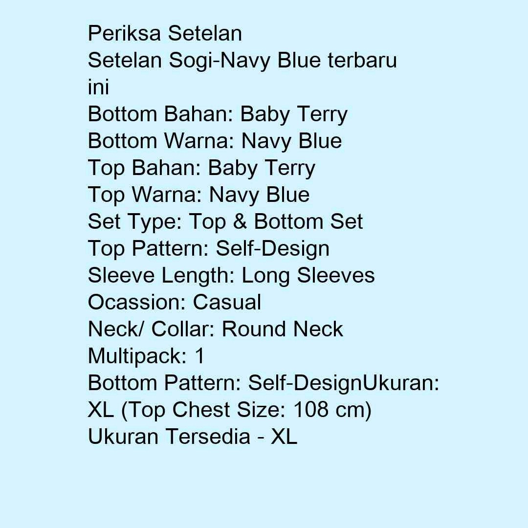 Setelan Sogi-Navy Blue 2