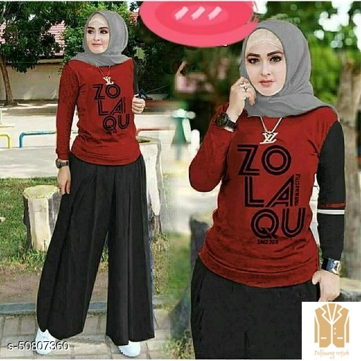 Setelan Zilot-Maroon