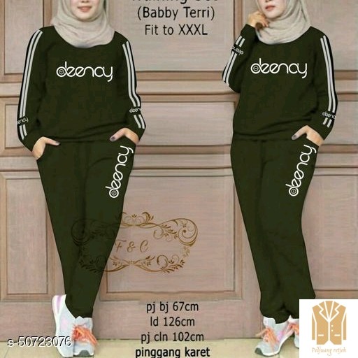 Setelan bottom HITAM Bahan Cotton