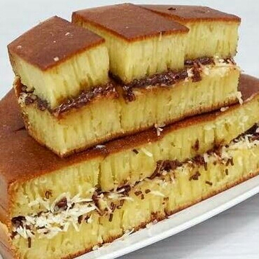 Setengah Keju Coklat Setengah Campur