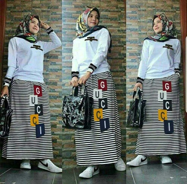 Set gucci bahan babyterry atasan babyterry