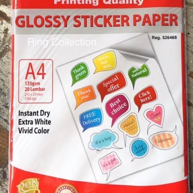 Stiker A4