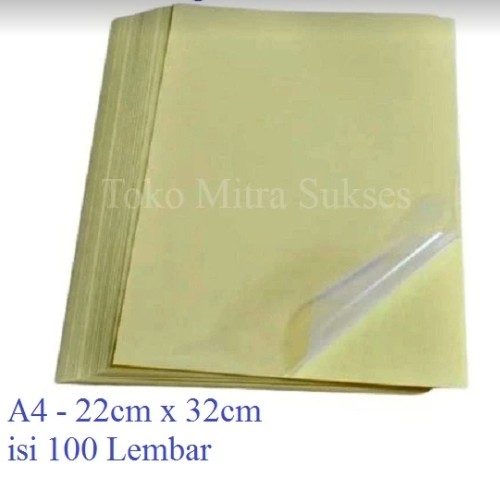 Stiker A4 Laminasi Doff 2