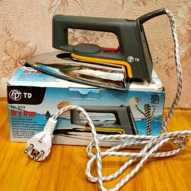 Setrika Dry Iron merk TD