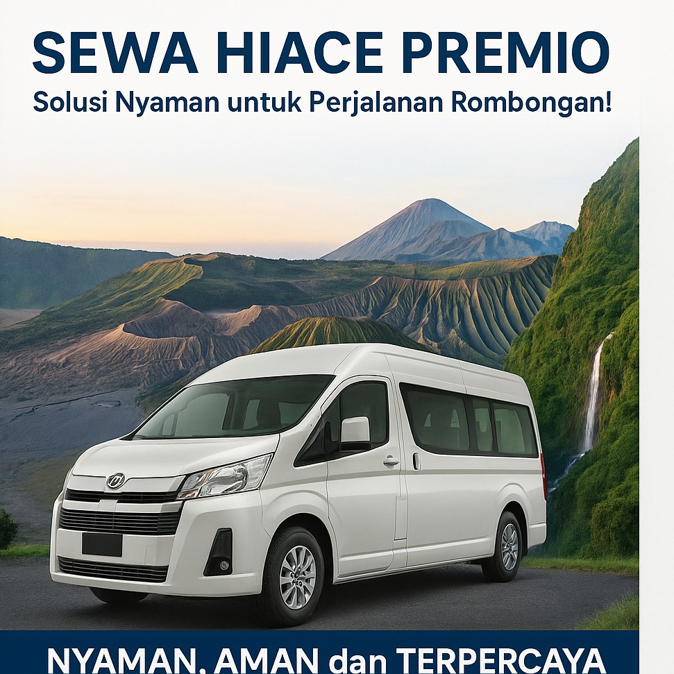 Sewa Hiace Premio Sidoarjo - 085606667377
