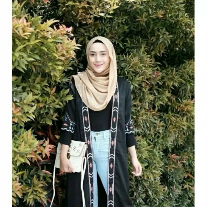 Shafa Cardigan  Kimono Etnik Thailand  Muslim Fashion