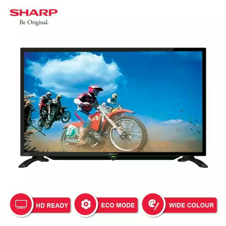 Sharp 32 inch LED HD USB TV - Hitam Model LC-32LE180i 2