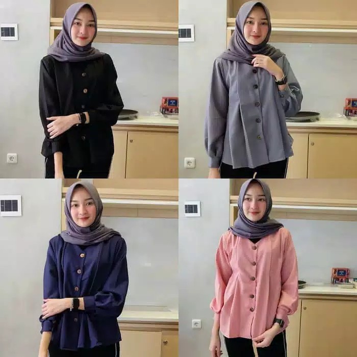Shinta Pj Navi Bhn Katun Rayon Fit To L Ld 105 Pj 140 Polos