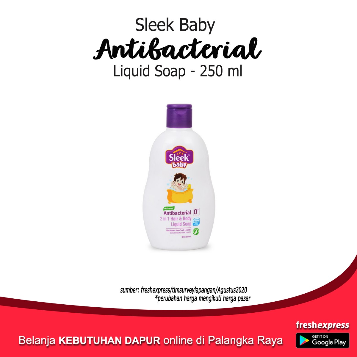 Sleek Baby Anti Bacterial Liquid Shop 250 Ml