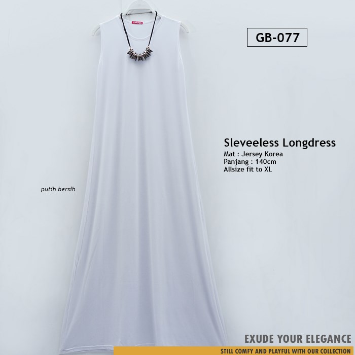 Sleeveeless Longdress