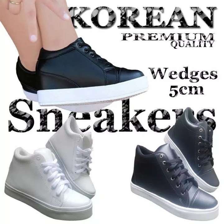 Sneaker Wanita Hak Tinggi 