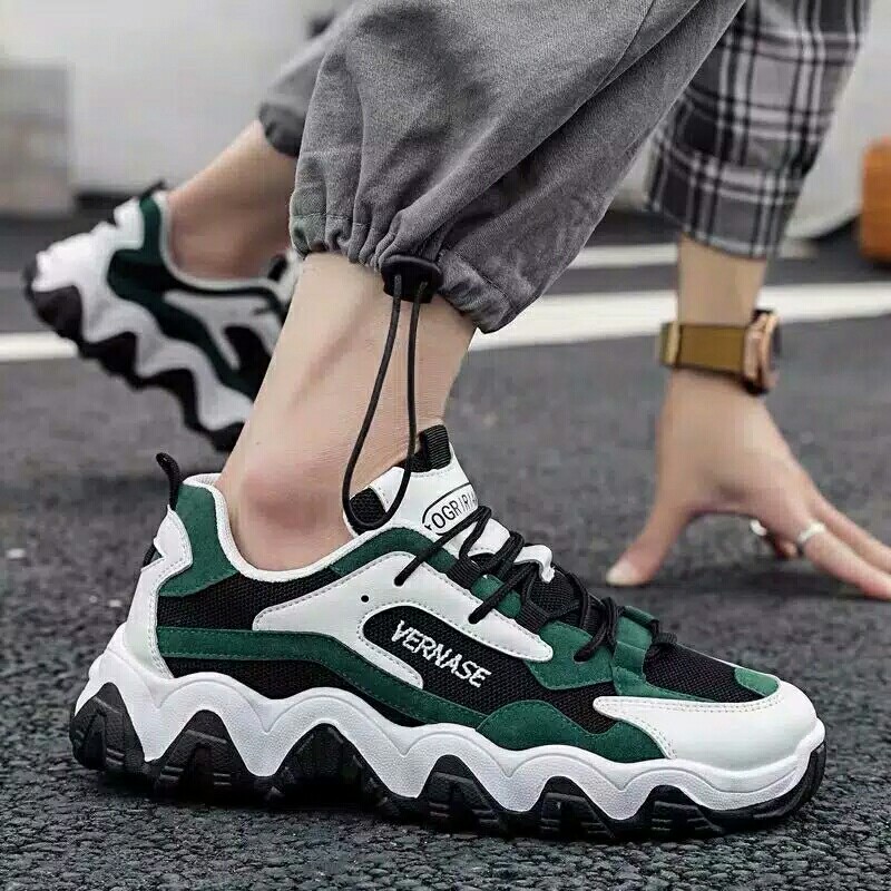 Sneakers Pria Sepatu Pria Tali Kasual Sepatu Impor S