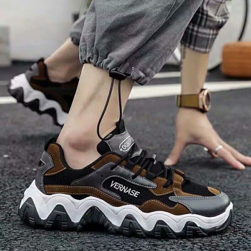 Sneakers Pria Sepatu Pria Tali Kasual Sepatu Impor S 2