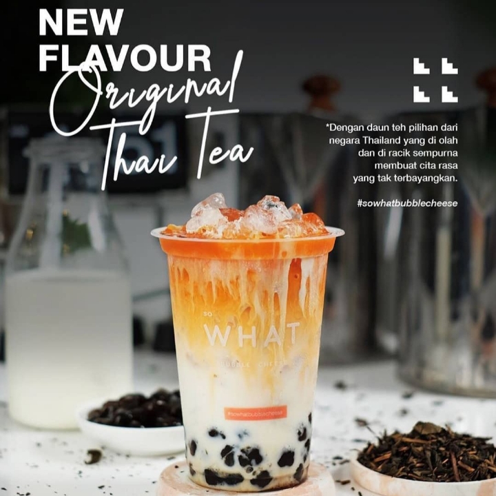 So What Bublle Original Thai Tea
