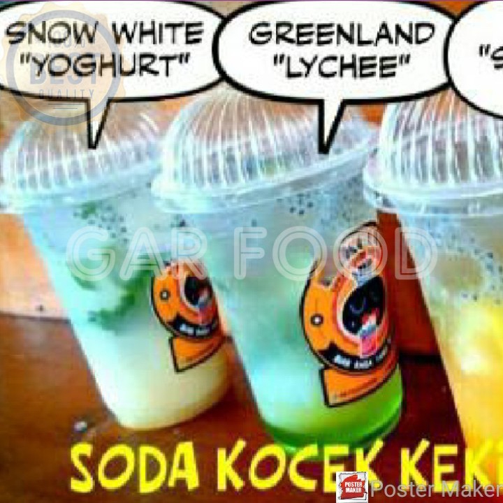 Soda Kocek Kekinian Leci