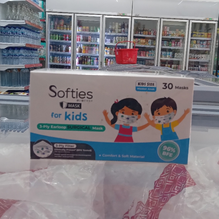Softies Surgical Mask For Kids 30s 3