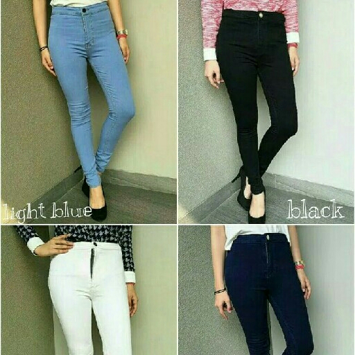 Softjeans HW celana wanita prada -navy 30 