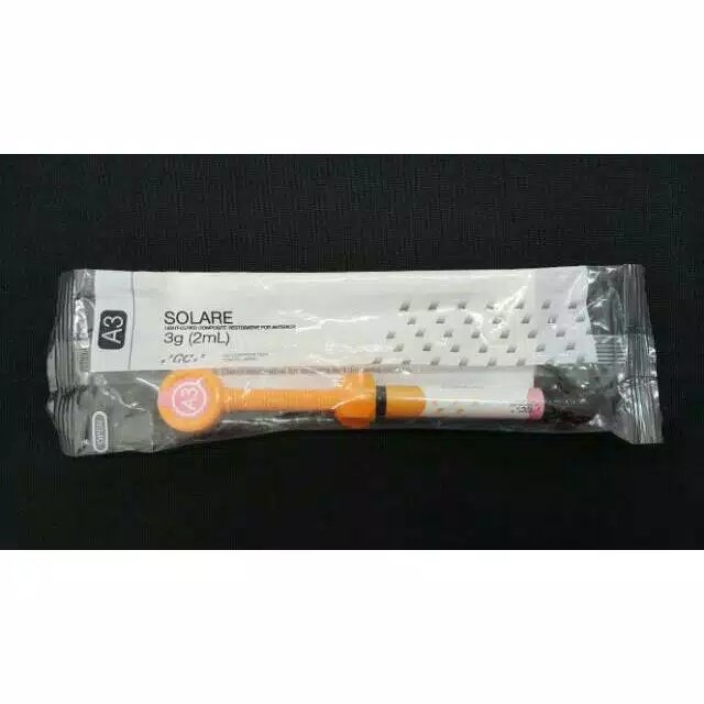 Solare Bahan Tambal Gigi 3gr 2 ml  Tempel Gigi Aplikasi Anterior