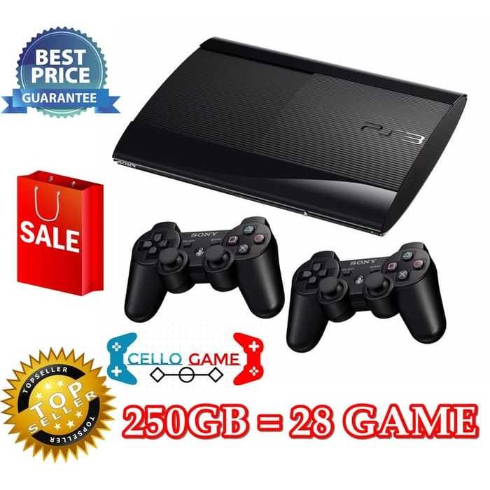 Sony Ps3 Super Slim Ofw HddHardisk 250Gb Ofw Isi Fullgame Cfw2 Stik