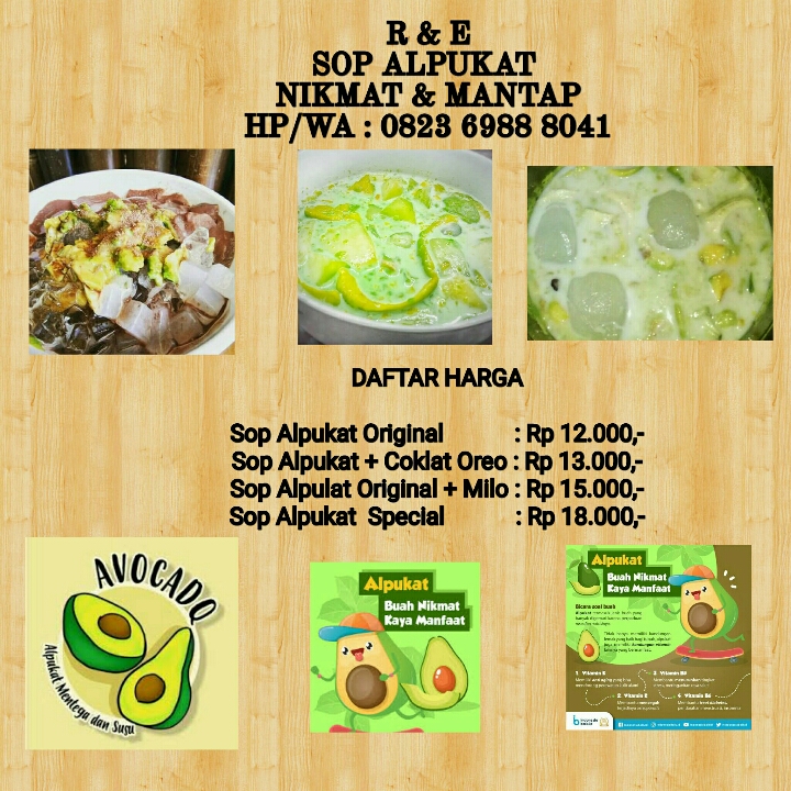 Sop Alpukat Mentega