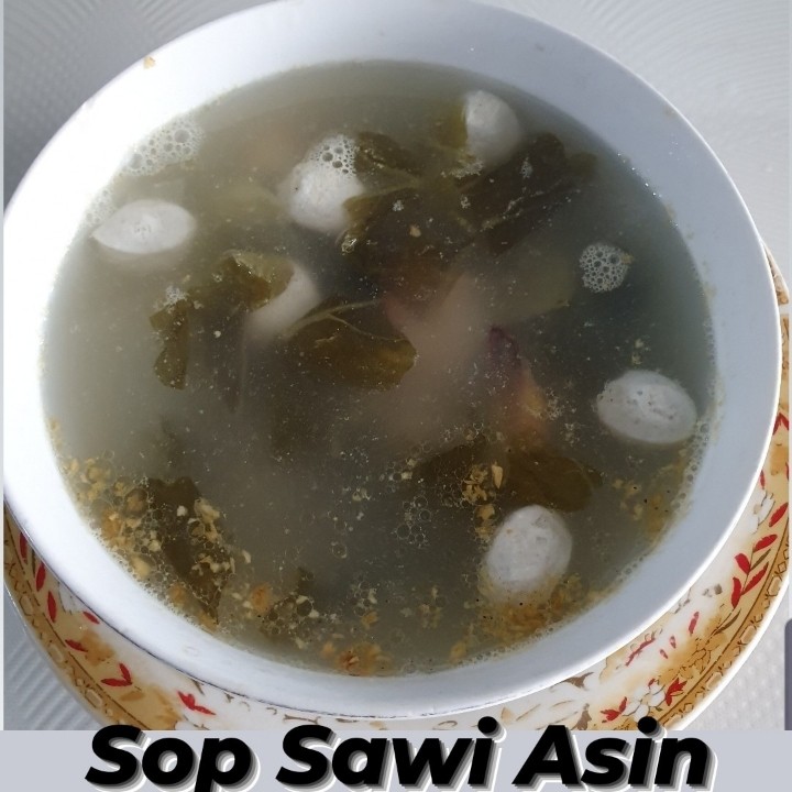 Sop Sawi Asin