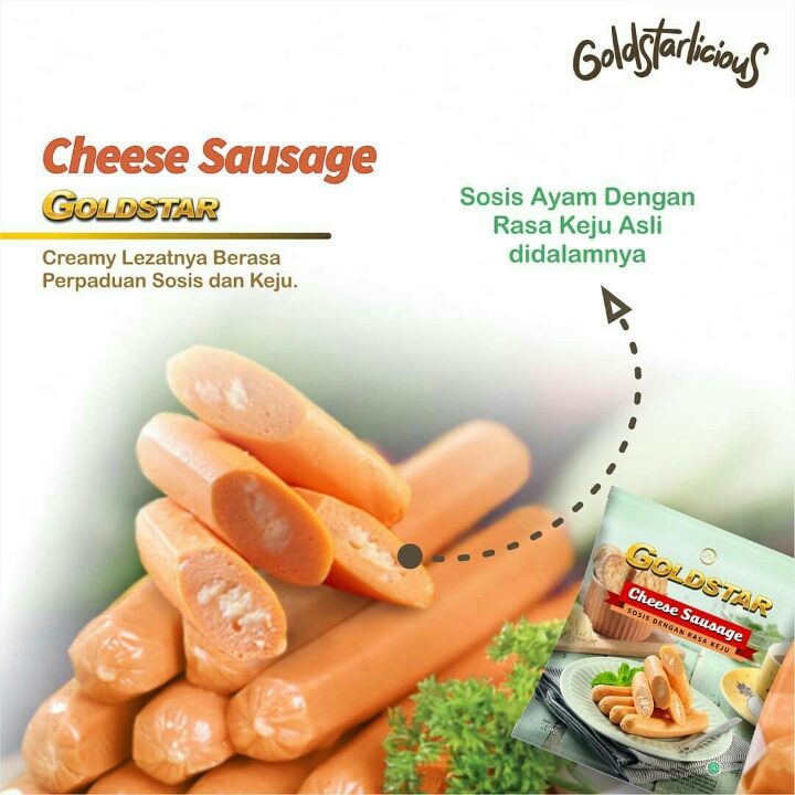 Sosis Ayam Keju Goldstar