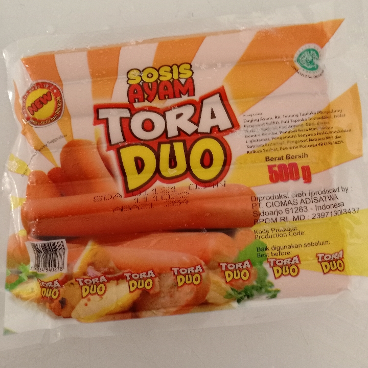 Sosis Ayam Tora Duo 500gr