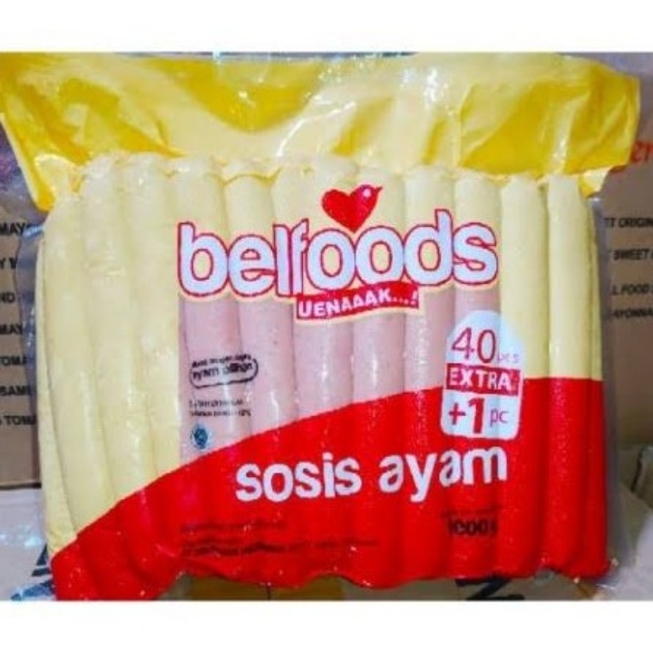 Sosis Belfod 1kg Isi 41pcs