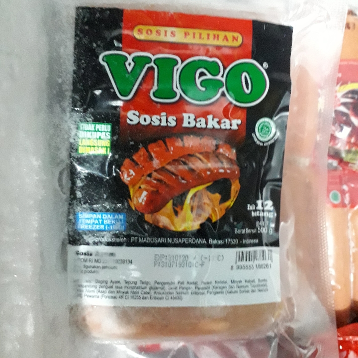 Sosis Vigo Bakar Isi 12