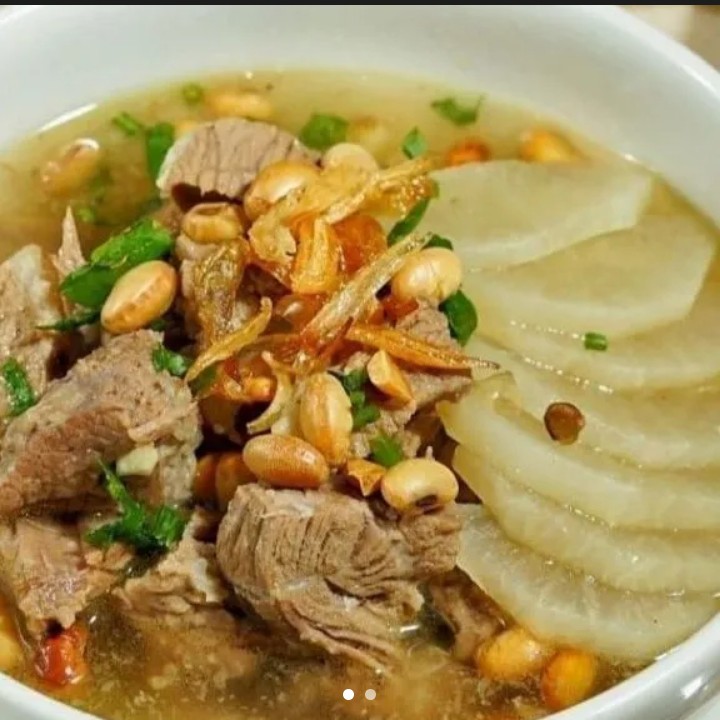 Soto Bandung dan Nasi Putih