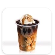 Soy Coffe Latte With Vanilla Ice Cream