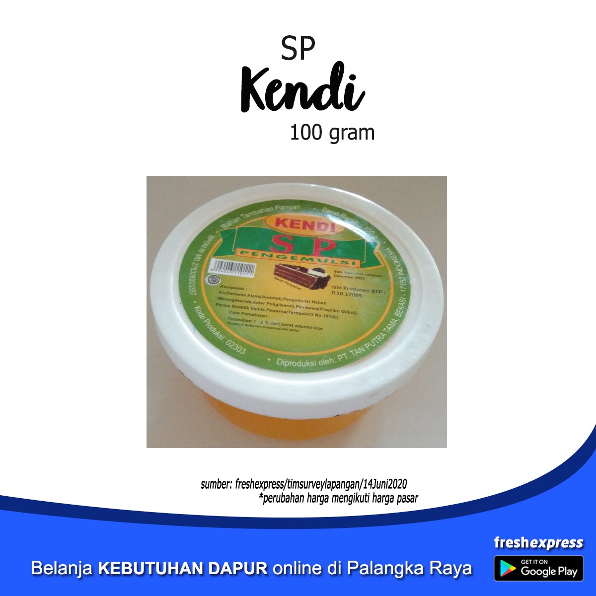 Sp Merek Kendi 100 Gram