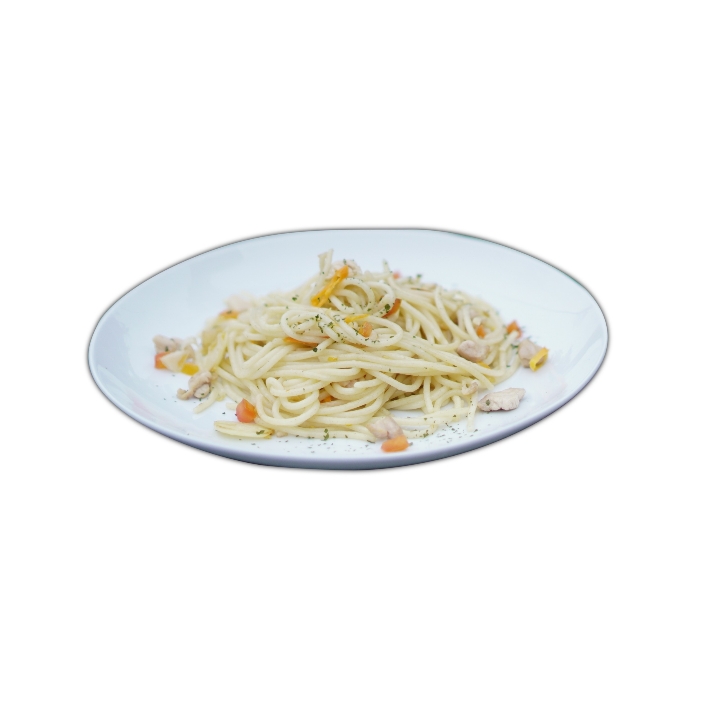Spaghetti Aglio E Olio Chicken